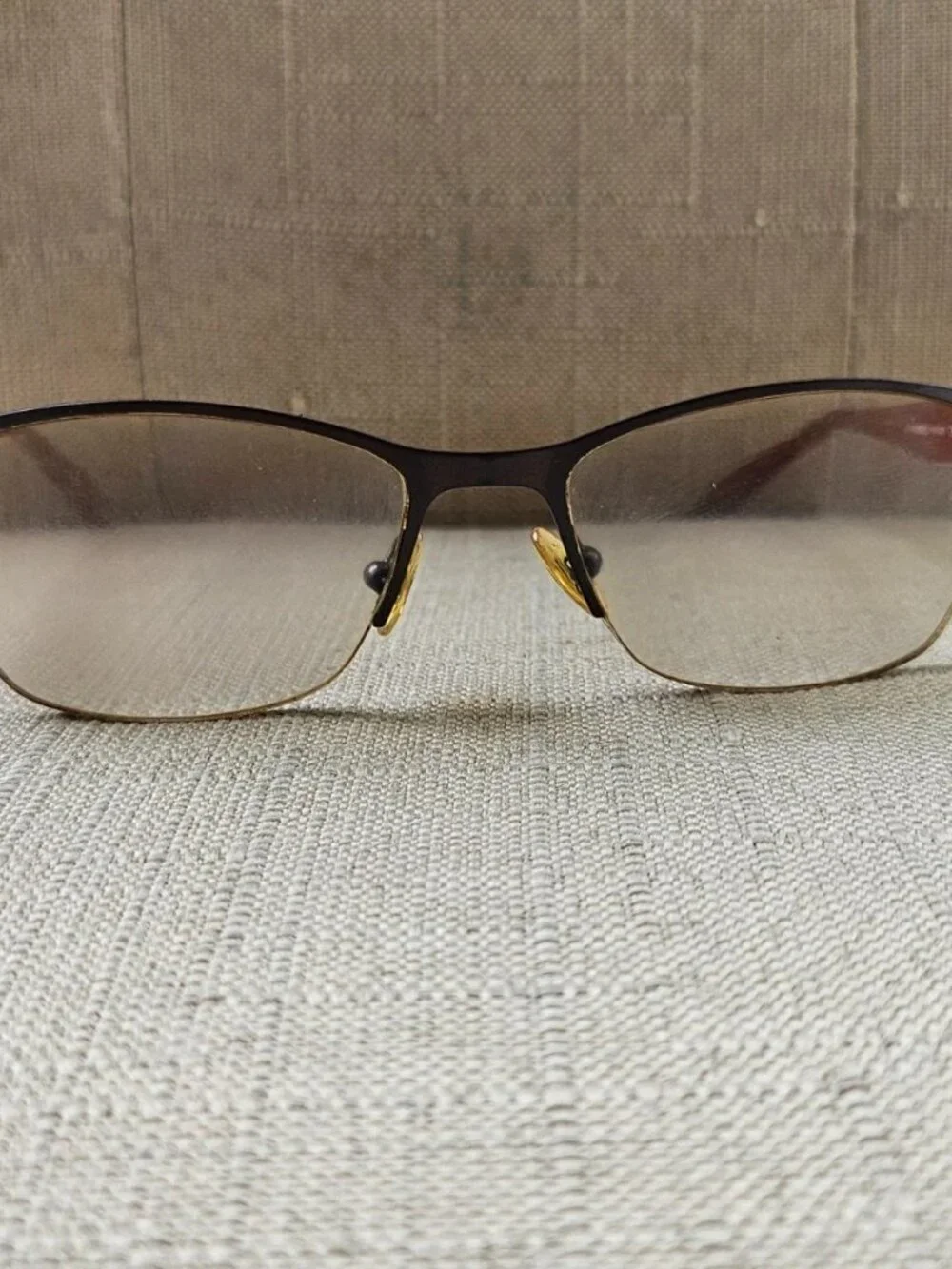 M Morel France Eyeglasses Frame Orange/Brown Tone Eyewear KAOLI 7493K Glasses